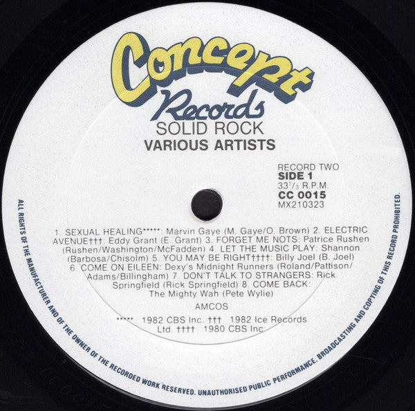 Various – Solid R.O.C.K. (2xLP) LP vinyl record, image 6 of 7
