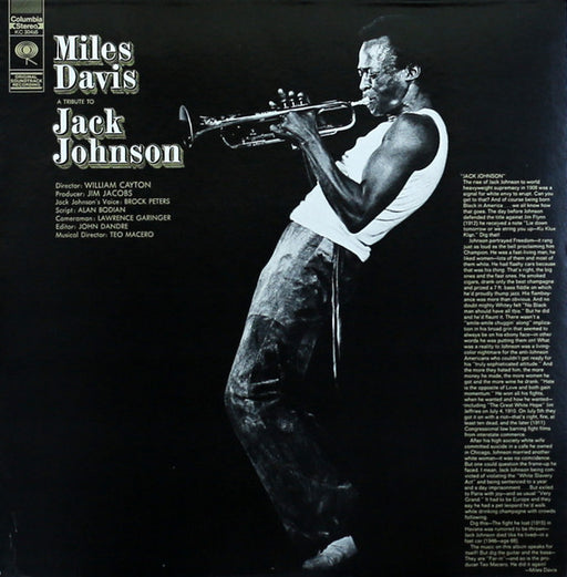 Miles Davis – A Tribute To Jack Johnson - Original Soundtrack Recording
