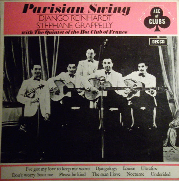 Django Reinhardt, Stéphane Grappelli, Quintette Du Hot Club De France – Parisian Swing LP vinyl record, image 1 of 4
