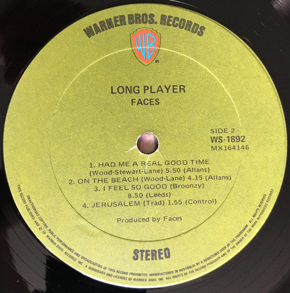 Faces – Long Player LP vinyl record, image 4 of 4