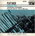 Jacques Loussier, Christian Garros, Pierre Michelot – Play Bach No. 1 LP vinyl record, image 1 of 4