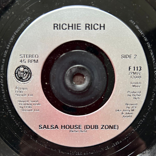 Richie Rich – Salsa House 7" vinyl record, image 4 of 4