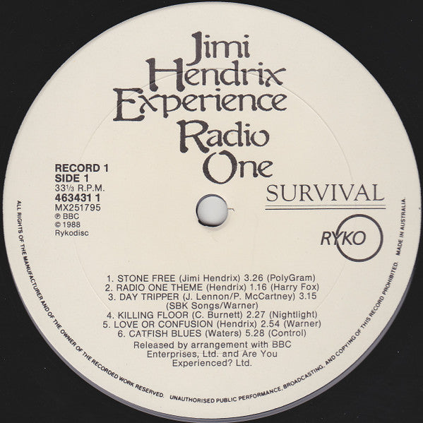 The Jimi Hendrix Experience – Radio One LP vinyl record, image 4 of 7