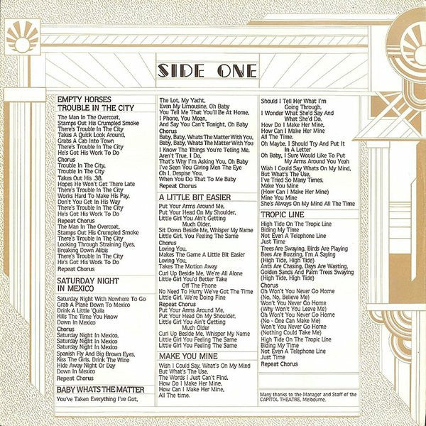 Moscos & Stone – Moscos & Stone LP vinyl record, image 3 of 6