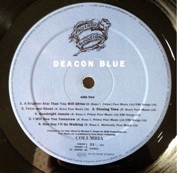 Deacon Blue – Fellow Hoodlums LP vinyl record, image 4 of 10