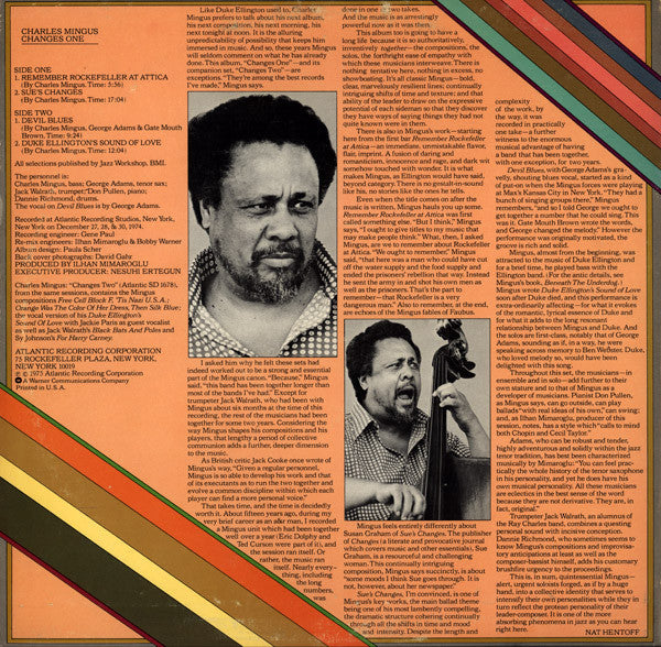 Charles Mingus – Changes One LP vinyl record, image 2 of 6