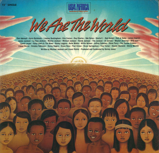 USA For Africa – We Are The World 12" vinyl record, image 1 of 4