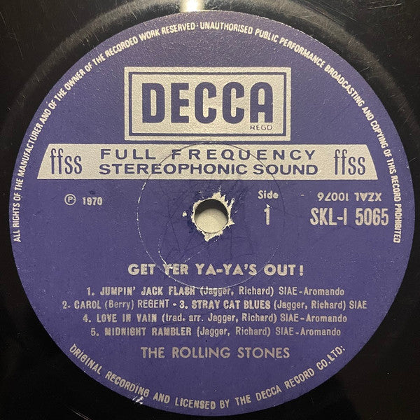 The Rolling Stones – Get Yer Ya-Ya's Out! - The Rolling Stones In Concert LP vinyl record, image 3 of 4