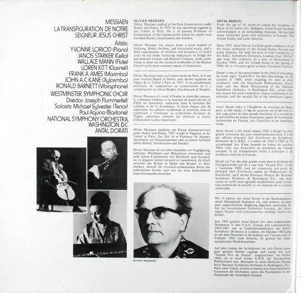 Olivier Messiaen – La Transfiguration De Notre Seigneur Jésus-Christ (2xLP) LP vinyl record, image 3 of 10