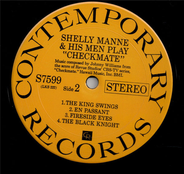 Shelly Manne & His Men – Shelly Manne & His Men Play "Checkmate" LP vinyl record, image 4 of 4