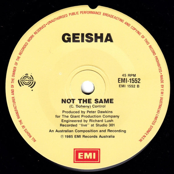 Geisha – Rainy Day 7" vinyl record, image 4 of 4