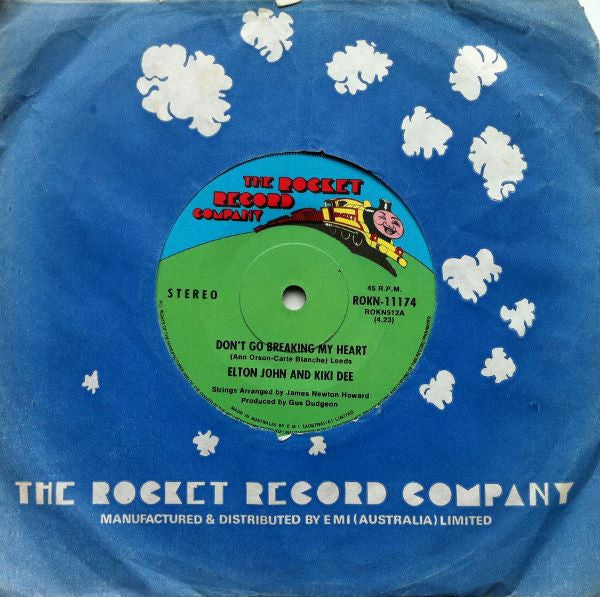Elton John, Kiki Dee – Don't Go Breaking My Heart 7" vinyl record, image 3 of 4