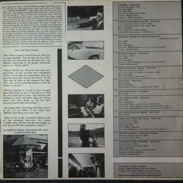 The Style Council – Café Bleu LP vinyl record, image 6 of 6