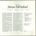 Marian McPartland – Portrait Of Marian McPartland LP vinyl record, image 2 of 4