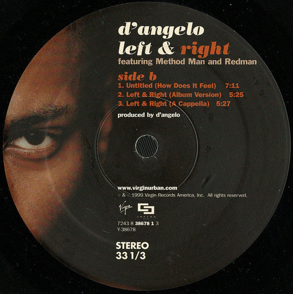 D'Angelo – Left & Right 12" vinyl record, image 4 of 4