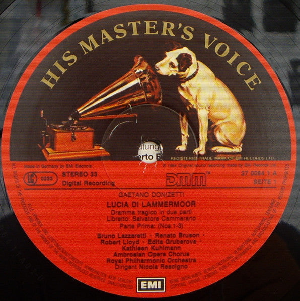 Gaetano Donizetti, Edita Gruberova, Alfredo Kraus, Renato Bruson, Robert Lloyd, The Ambrosian Opera Chorus, Royal Philharmonic Orchestra, Nicola Rescigno – Lucia Di Lammermoor (3xLP) LP vinyl record, image 7 of 10