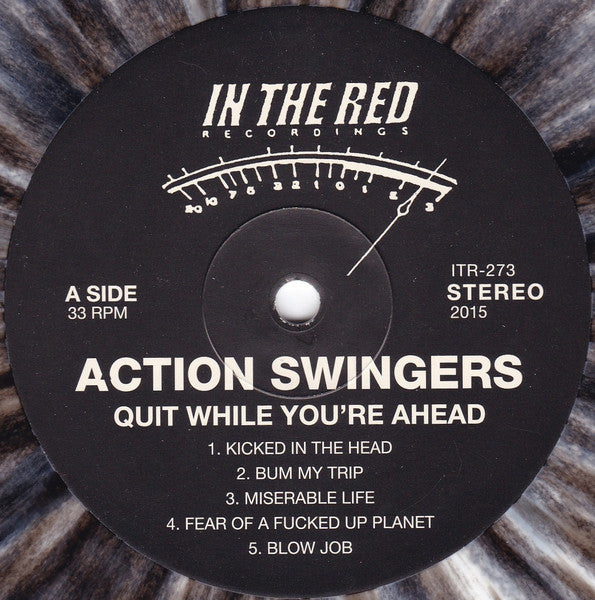 Action Swingers – Quit While You're Ahead LP vinyl record, image 3 of 6