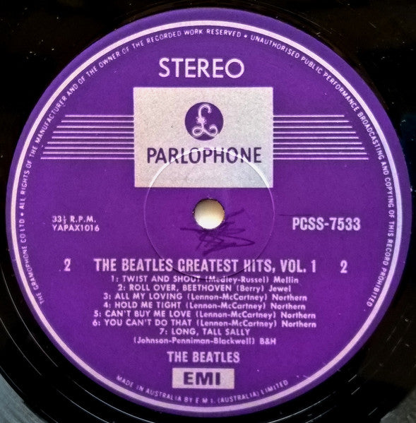 The Beatles – Greatest Hits Volume 1 And 2 (2xLP) LP vinyl record, image 4 of 9