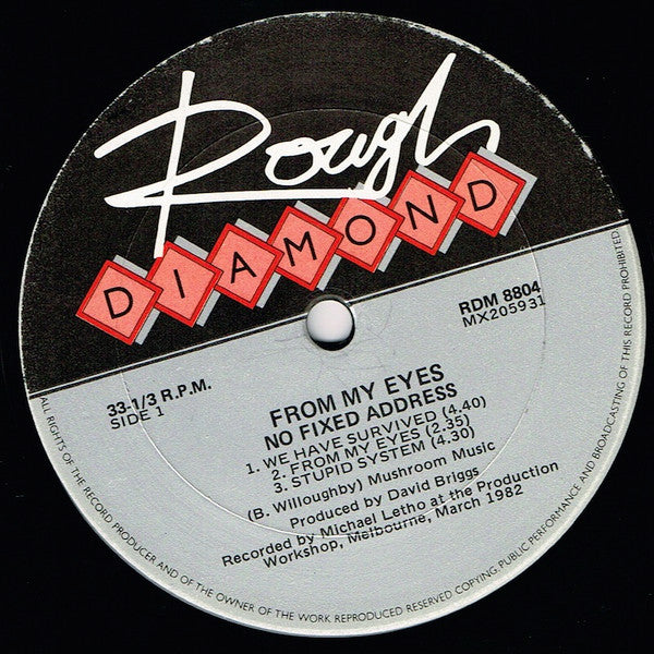 No Fixed Address – From My Eyes 12" vinyl record, image 4 of 6