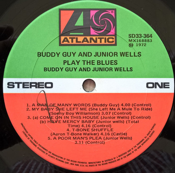 Buddy Guy, Junior Wells – Play The Blues LP vinyl record, image 3 of 4