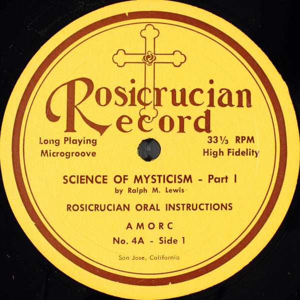 Ralph M. Lewis – The Science Of Mysticism LP vinyl record, image 3 of 4
