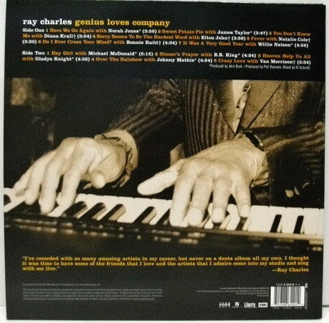Ray Charles – Genius Loves Company LP vinyl record, image 4 of 6