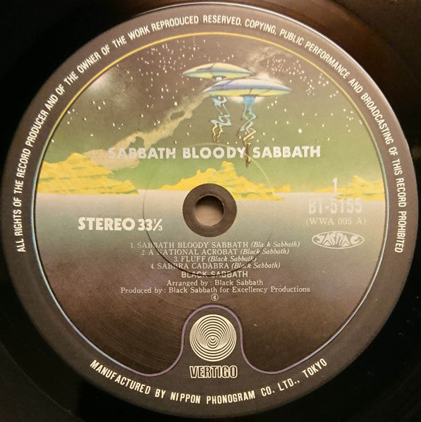 Black Sabbath – Sabbath Bloody Sabbath LP vinyl record, image 3 of 6