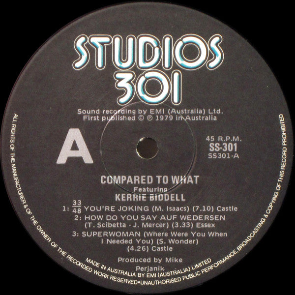 Kerrie Biddell, Compared To What – Compared To What Featuring Kerrie Biddell LP vinyl record, image 3 of 6