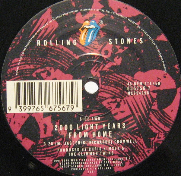 The Rolling Stones – Highwire 7" vinyl record, image 4 of 4