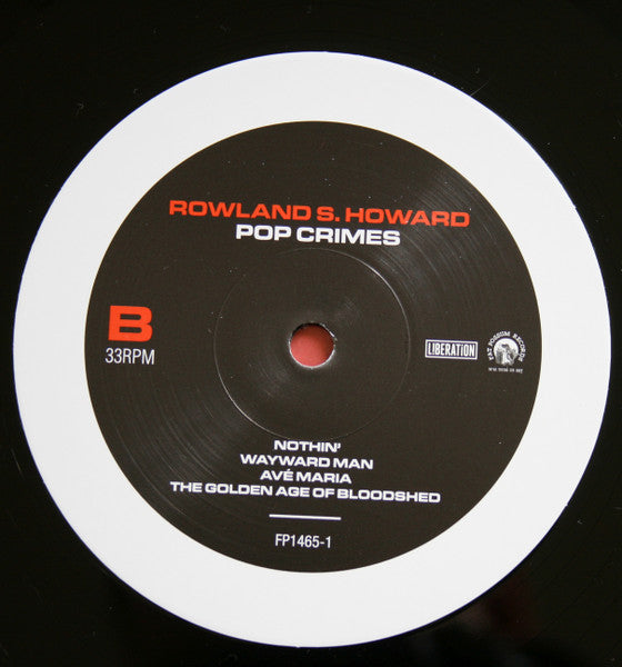 Rowland S. Howard – Pop Crimes LP vinyl record, image 4 of 7