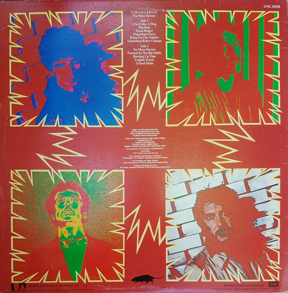 The Stranglers – No More Heroes LP vinyl record, image 2 of 4