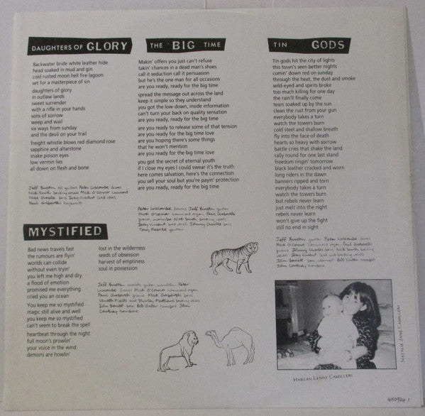 The Black Sorrows – Dear Children LP vinyl record, image 5 of 6