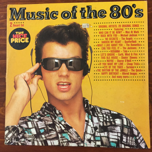 Various – Music Of The 80's (2xLP) LP vinyl record, image 1 of 2