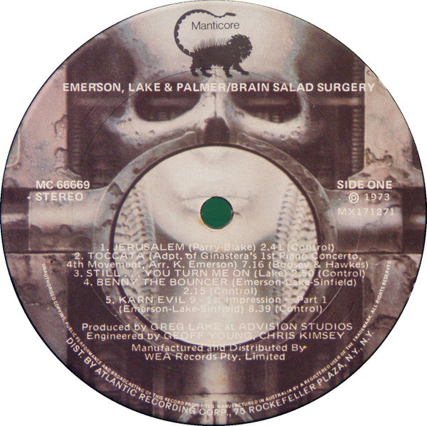 Emerson, Lake & Palmer – Brain Salad Surgery LP vinyl record, image 2 of 7