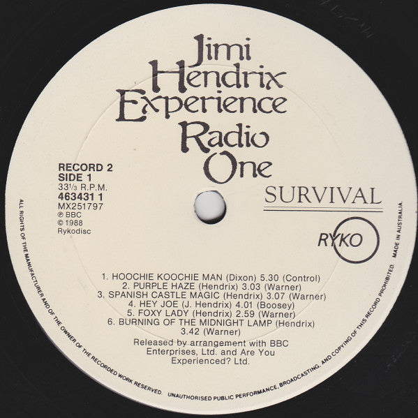 The Jimi Hendrix Experience – Radio One LP vinyl record, image 6 of 7