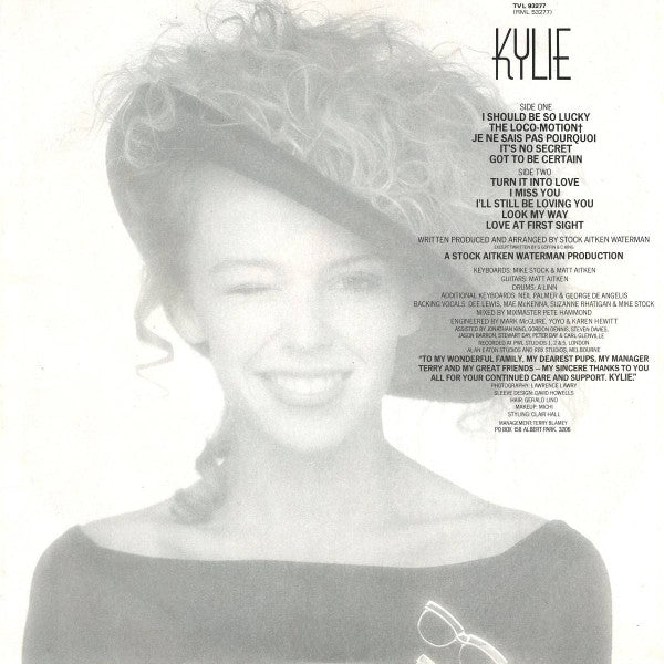 Kylie Minogue – Kylie LP vinyl record, image 5 of 7