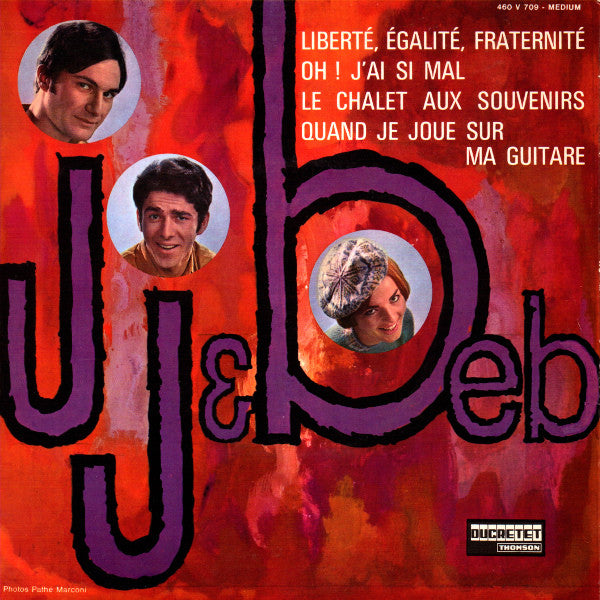 J. J. & Beb – Liberté, Egalité, Fraternité 7" vinyl record, image 1 of 4