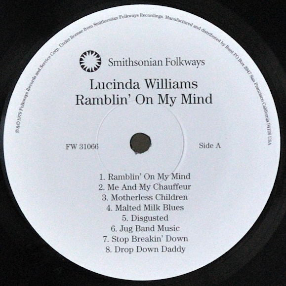 Lucinda Williams – Ramblin' On My Mind LP vinyl record, image 3 of 5
