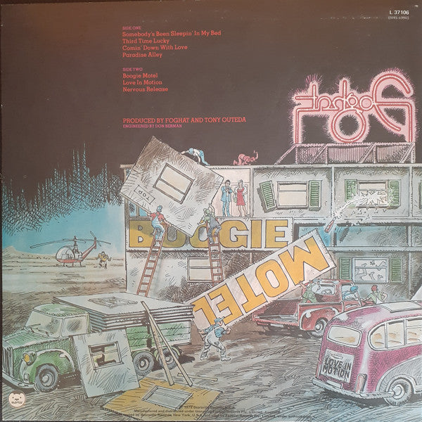 Foghat – Boogie Motel LP vinyl record, image 2 of 6