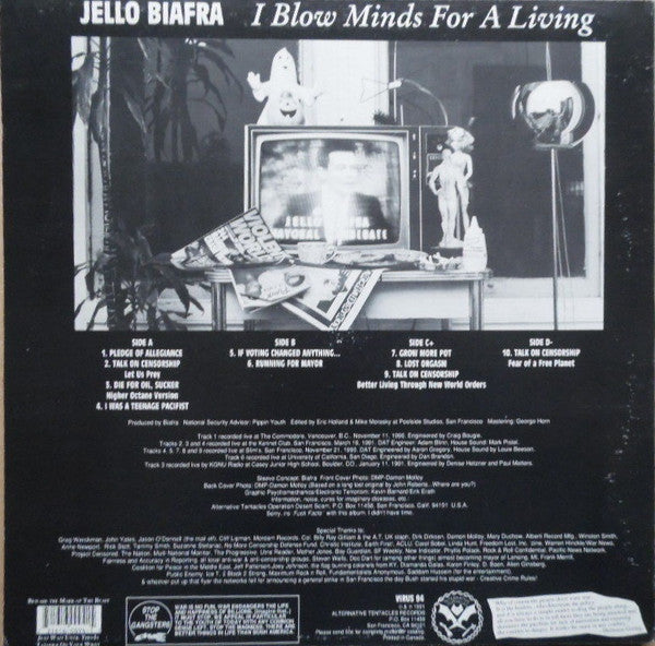 Jello Biafra – I Blow Minds For A Living (2xLP) LP vinyl record, image 2 of 4