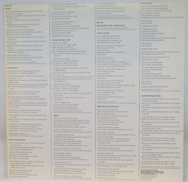 Pablo Cruise – Lifeline LP vinyl record, image 8 of 10