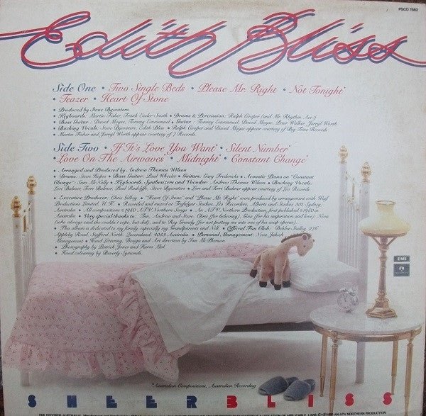 Edith Bliss – Sheer Bliss LP vinyl record, image 2 of 5