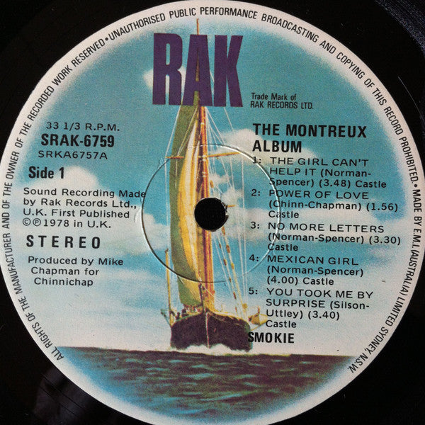 Smokie – The Montreux Album LP vinyl record, image 4 of 7