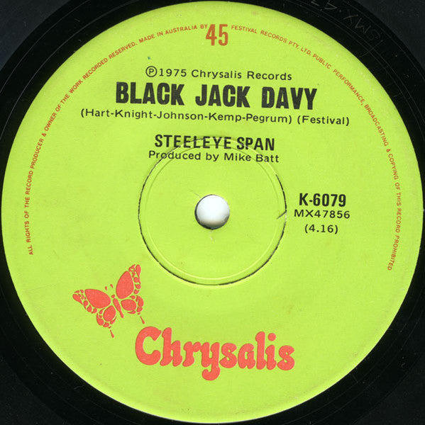 Steeleye Span – All Around My Hat 7" vinyl record, image 2 of 2