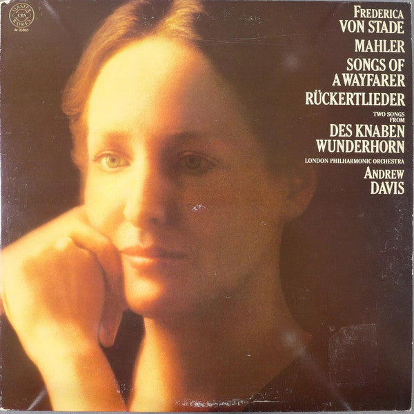 Frederica von Stade, London Philharmonic Orchestra, Andrew Davis, Gustav Mahler – Songs Of A Wayfarer / Rückertlieder / Two Songs From Des Knaben Wunderhorn LP vinyl record, image 1 of 6