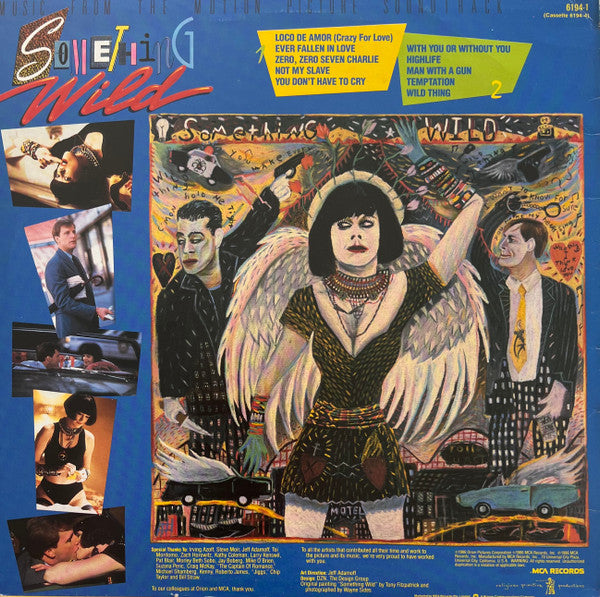 Various – Something Wild - Music From The Motion Picture Soundtrack LP vinyl record, image 2 of 4