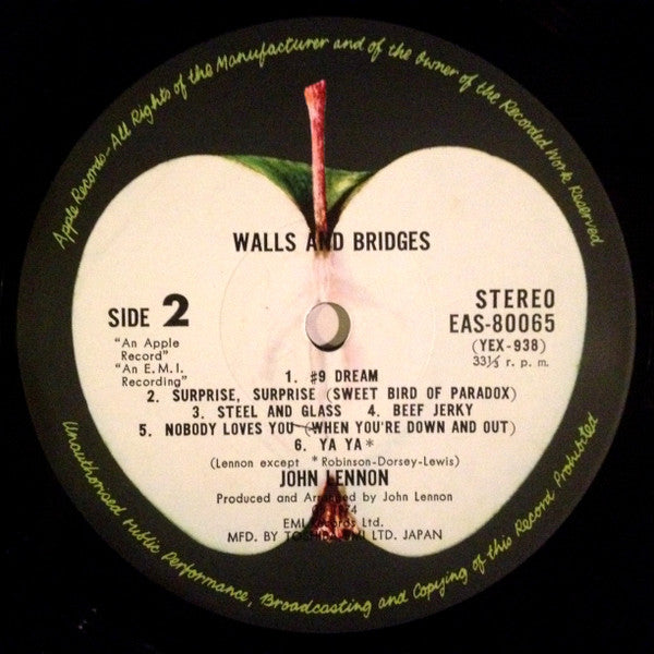 John Lennon – Walls And Bridges LP vinyl record, image 6 of 10
