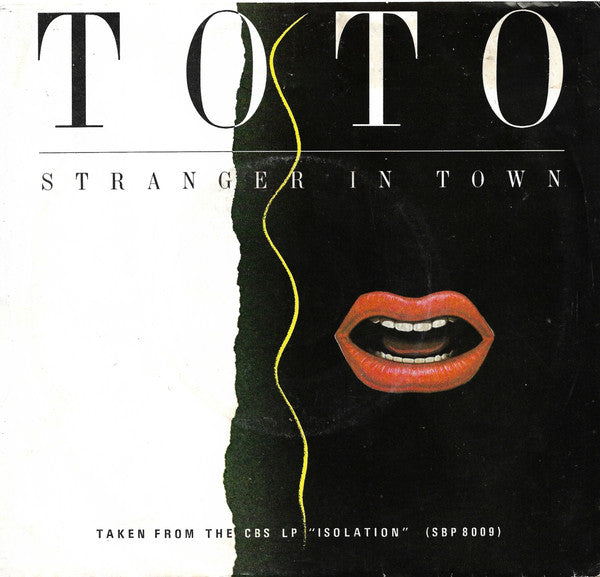 Toto – Stranger In Town 7" vinyl record, image 1 of 4