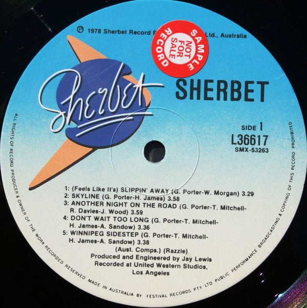 Sherbet – Sherbet LP vinyl record, image 5 of 8