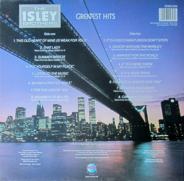 The Isley Brothers – Greatest Hits LP vinyl record, image 2 of 2